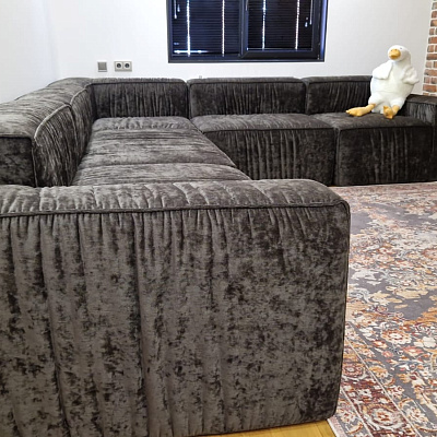 Купили модули дивана отдельно: отзыв о сборке дивана. 5 звезд.